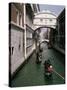 Bridge of Sighs and Gondolas, Venice, Veneto, Italy-Roy Rainford-Stretched Canvas