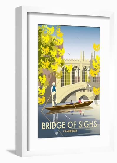 Bridge of Sighs, Cambridge - Dave Thompson Contemporary Travel Print-Dave Thompson-Framed Giclee Print