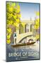 Bridge of Sighs, Cambridge - Dave Thompson Contemporary Travel Print-Dave Thompson-Mounted Giclee Print