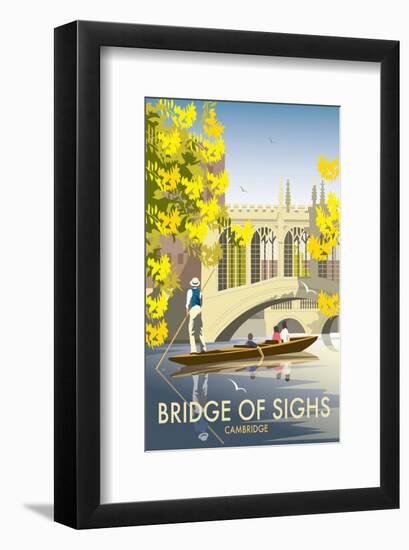 Bridge of Sighs, Cambridge - Dave Thompson Contemporary Travel Print-Dave Thompson-Framed Giclee Print