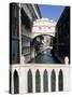 Bridge of Sighs Crossing Rio Del Palazzo, Venice, Veneto, Italy-Sergio Pitamitz-Stretched Canvas