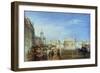 Bridge of Sighs, Ducal Palace and Custom-House, Venice: Canaletti Painting, 1833-J. M. W. Turner-Framed Giclee Print