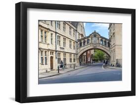 Bridge of Sighs, Hertford College, Oxford, Oxfordshire, England, United Kingdom, Europe-Matthew Williams-Ellis-Framed Photographic Print