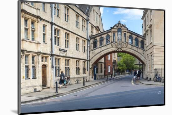 Bridge of Sighs, Hertford College, Oxford, Oxfordshire, England, United Kingdom, Europe-Matthew Williams-Ellis-Mounted Photographic Print