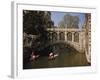 Bridge of Sighs over the River Cam at St. John's College, Cambridge, Cambridgeshire, England, UK-Nigel Blythe-Framed Photographic Print