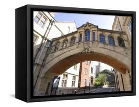 Bridge of Sighs, Oxford, Oxfordshire, England, United Kingdom, Europe-null-Framed Stretched Canvas