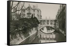 Bridge of Sighs, St John's College, Cambridge-null-Framed Stretched Canvas