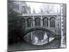 Bridge of Sighs, St. Johns College, Crossing the River Cam in Cambridge, March 1974-null-Mounted Premium Photographic Print