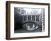 Bridge of Sighs, St. Johns College, Crossing the River Cam in Cambridge, March 1974-null-Framed Photographic Print