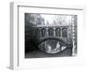 Bridge of Sighs, St. Johns College, Crossing the River Cam in Cambridge, March 1974-null-Framed Photographic Print