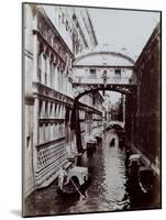 Bridge of Sighs, Venice, C.1870-Carlo Naya-Mounted Giclee Print