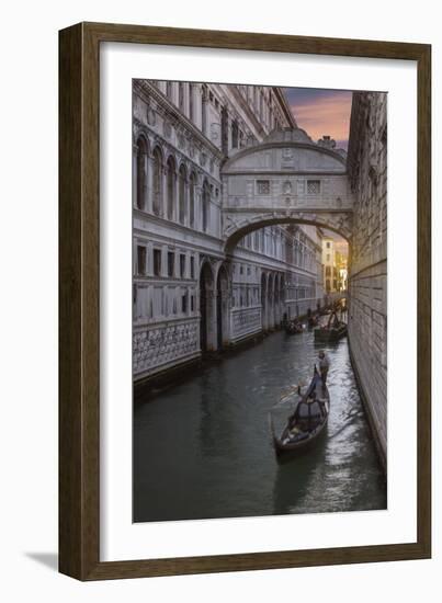 Bridge of Sighs, Venice, UNESCO World Heritage Site, Veneto, Italy, Europe-Angelo Cavalli-Framed Photographic Print