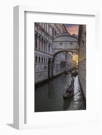 Bridge of Sighs, Venice, UNESCO World Heritage Site, Veneto, Italy, Europe-Angelo Cavalli-Framed Photographic Print