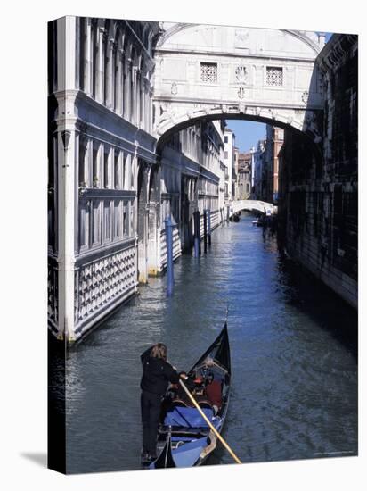 Bridge of Sighs, Venice, Veneto, Italy-Guy Thouvenin-Stretched Canvas