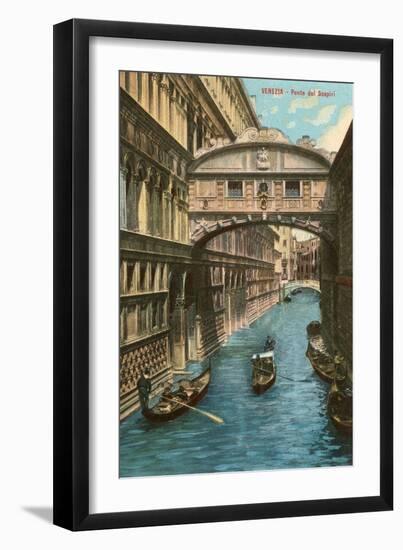 Bridge of Sighs, Venice-null-Framed Art Print