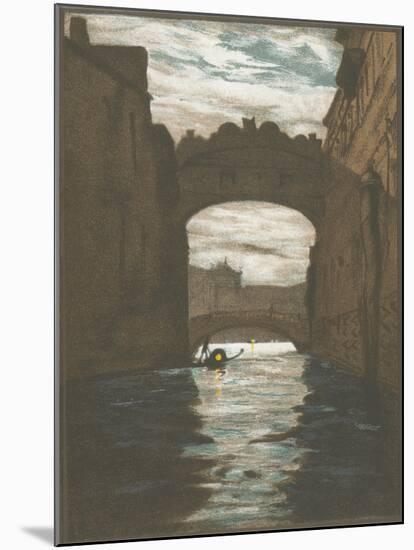 Bridge of Sighs, Venice-null-Mounted Art Print