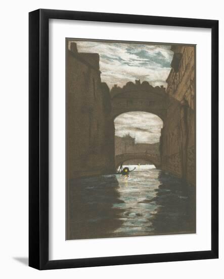 Bridge of Sighs, Venice-null-Framed Art Print