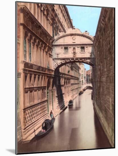 Bridge of Sighs, Venice-null-Mounted Giclee Print