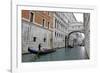 Bridge of Sighs with Doge's Palace, Venice, UNESCO World Heritage Site, Veneto, Italy, Europe-Hans-Peter Merten-Framed Photographic Print