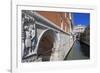 Bridge of Sighs with Doge's Palace, Venice, UNESCO World Heritage Site, Veneto, Italy, Europe-Hans-Peter Merten-Framed Photographic Print