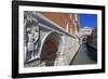 Bridge of Sighs with Doge's Palace, Venice, UNESCO World Heritage Site, Veneto, Italy, Europe-Hans-Peter Merten-Framed Photographic Print