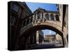 Bridge of Sighs with Sheldonian Theatre in the Background, Oxford, Oxfordshire, England-Jean Brooks-Stretched Canvas