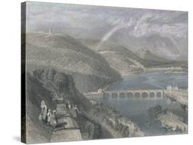 Bridge of St. Cloud from Sevres, 1835-S Fisher-Stretched Canvas