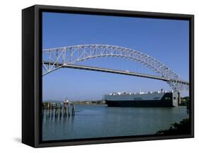 Bridge of the Americas, Panama Canal, Balboa, Panama, Central America-Sergio Pitamitz-Framed Stretched Canvas