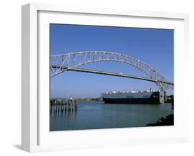 Bridge of the Americas, Panama Canal, Balboa, Panama, Central America-Sergio Pitamitz-Framed Photographic Print