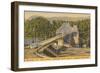 Bridge of the Gods, Cascade Locks-null-Framed Art Print