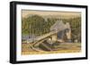 Bridge of the Gods, Cascade Locks-null-Framed Art Print