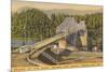 Bridge of the Gods, Cascade Locks-null-Mounted Art Print