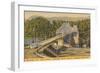 Bridge of the Gods, Cascade Locks-null-Framed Premium Giclee Print