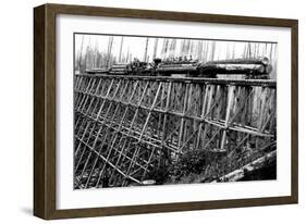 Bridge of Trees-Clark Kinsey-Framed Art Print