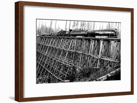 Bridge of Trees-Clark Kinsey-Framed Art Print