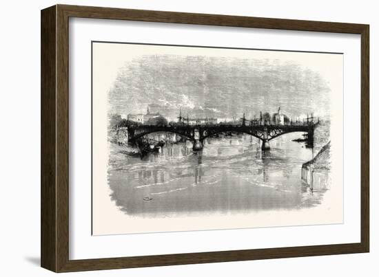 Bridge of Triana over the Guadalquivir, Seville, Spain-null-Framed Giclee Print