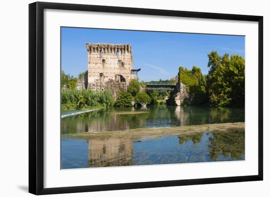 Bridge of Visconti Family Dating from 1393-Nico-Framed Photographic Print