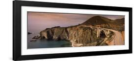 Bridge on a Hill, Bixby Bridge, Big Sur, California, USA-null-Framed Photographic Print