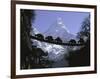 Bridge on Ama Dablam, Nepal-Michael Brown-Framed Premium Photographic Print