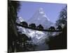 Bridge on Ama Dablam, Nepal-Michael Brown-Mounted Premium Photographic Print