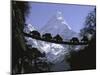 Bridge on Ama Dablam, Nepal-Michael Brown-Mounted Photographic Print