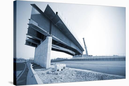 Bridge on Highway-ilfede-Stretched Canvas