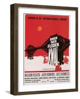 Bridge on the River Kwai, Danish Movie Poster, 1958-null-Framed Art Print