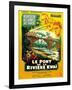 Bridge on the River Kwai, French Movie Poster, 1958-null-Framed Art Print