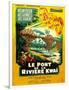 Bridge on the River Kwai, French Movie Poster, 1958-null-Framed Art Print