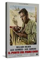 Bridge on the River Kwai, Italian Movie Poster, 1958-null-Stretched Canvas