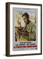 Bridge on the River Kwai, Italian Movie Poster, 1958-null-Framed Art Print