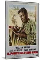 Bridge on the River Kwai, Italian Movie Poster, 1958-null-Mounted Art Print