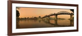 Bridge on the River Kwai over Mae Nam Khwae Noi, Kanchanaburi, Thailand-Alan Copson-Framed Photographic Print