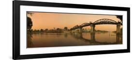 Bridge on the River Kwai over Mae Nam Khwae Noi, Kanchanaburi, Thailand-Alan Copson-Framed Photographic Print